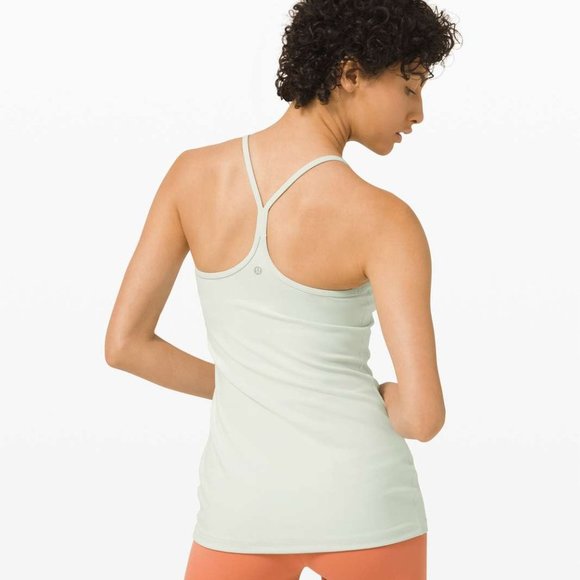 Lululemon Size 6 Power Y Tank *Everlux | Island Mist Tank Top - Picture 2 of 11